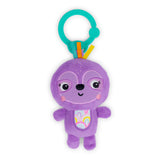 Bright Starts Jingle Joy Reach & Rattle Toy  Purple Sloth - Unisex, Newborn +