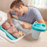 Newborn-to-Toddler Bath Center & Shower - Marble Wave