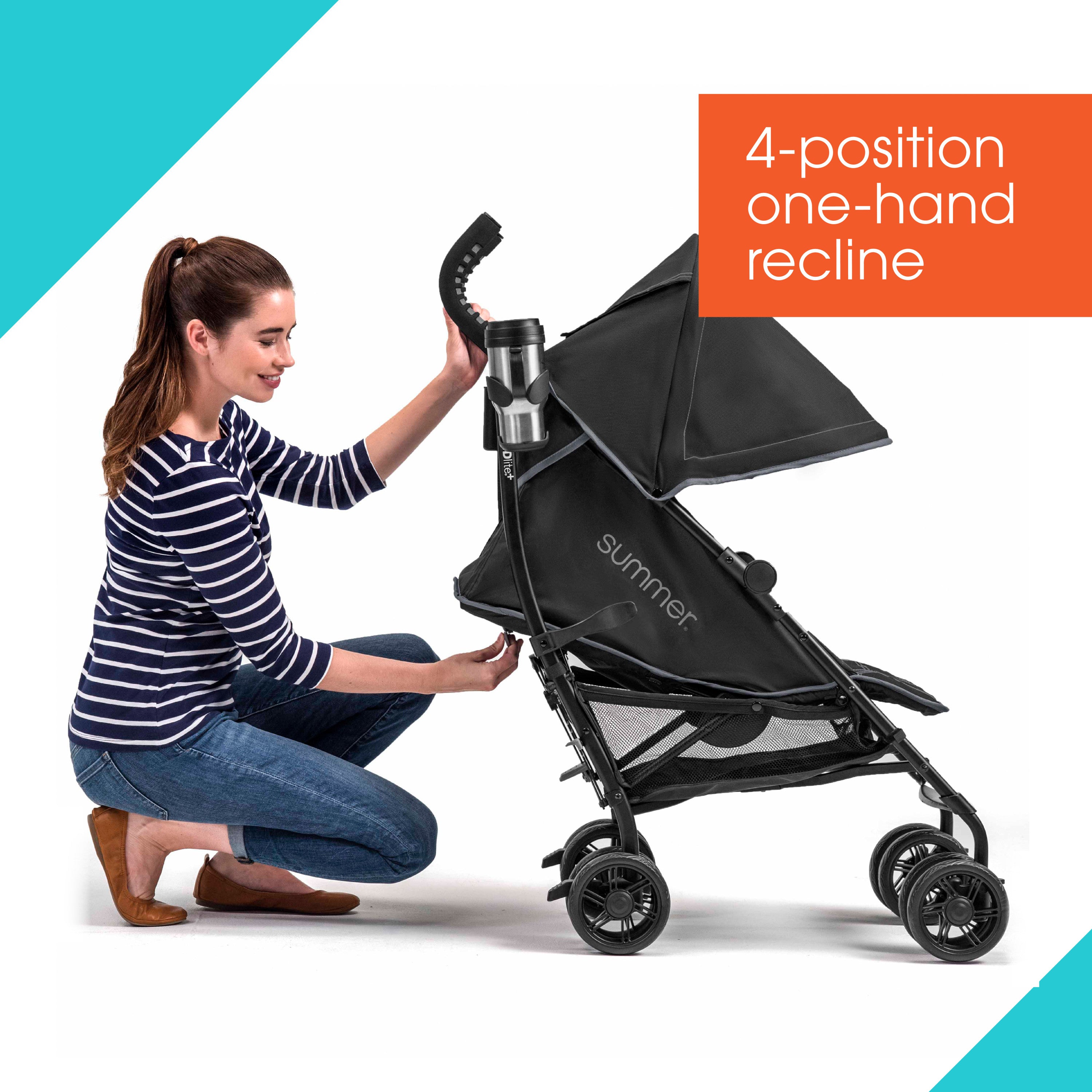 summer infant 3d lite convenience stroller tangerine 3Dlite + Convenience Stroller – Kids2, LLC