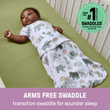 SwaddleMe by Ingenuity Stages of Sleep Gift Set, 3-Piece Swaddle & Sleep Sack Set  Bears