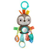 Bright Starts Playful Pals Take-Along Activity Toy, Sloth