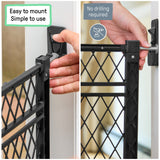 Ingenuity The Doorway 42W Series Baby and Dog Gate, Openings 28-42", Wide 26" Tall - Matte Black