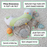 Ingenuity Cozy Prop Sylvi Tummy Time Pillow - Plush Bunny