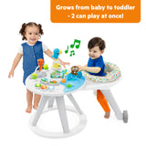 Bright Starts Around We Go 2-in-1 Walk-Around Activity Center & Table, Playful Paradise