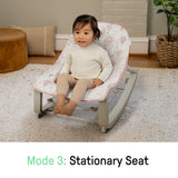 Ingenuity Keep Cozy 3-in-1 Vibrating Infant & Toddler Baby Bouncer and Rocker Chair, Skye