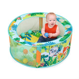 Bright Starts Rowdy Rainforest Stow & Go Ball Pit, 20 Balls, Unisex, 6M+