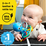Baby Einstein Ocean Explorers Opuss Shake & Soothe Teether Toy & Rattle