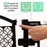 The Thruway 53W Series Pet and Baby Gate, Openings 29.5-53", 38" Tall - Gray