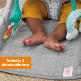 Bright Starts Learn-to-Sit 2-Position Floor Seat - Gray