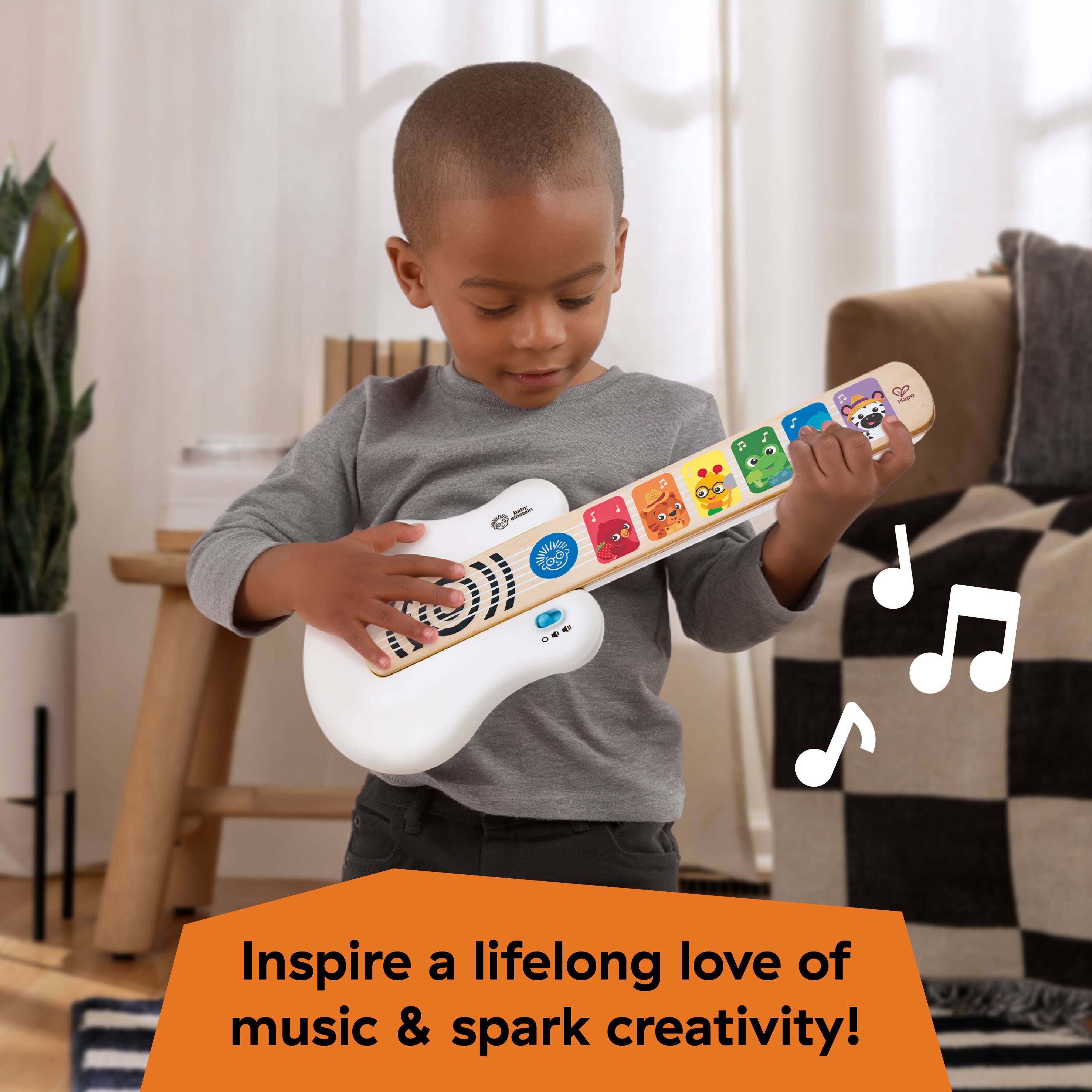 Baby Einstein + Hape Rock & Strum Magic Touch Guitar Toy, Ages 6+ Months Kids2, LLC Baby Einstein + Hape Rock & Strum Magic Touch Guitar Toy, Ages 6+ Months Kids2, LLC