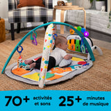 Baby Einstein Kickin' Tunes Music & Language Discovery Gym & Take Along Musical Baby Toy, Ages 0+ Months