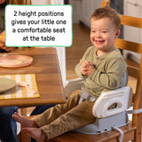 Ingenuity Deluxe Comfort Folding Baby Booster - Grey