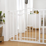 Doorway 48W Series Safety Pet and Baby Gate, openings 29"-48" Wide, 36" Tall - White
