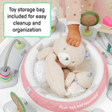 Ingenuity Spring & Sprout 2-in-1 Baby Activity Center Jumper and Table with Infant Toys - Ages 6 months +, First Forest