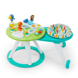 Bright Starts Around We Go 2-in-1 Walk-Around Activity Center & Table - Tropic Cool