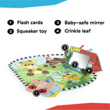 Discovery Garden Tummy Time Mat & Mirror