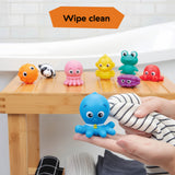 Baby Einstein Ocean Explorers Sea Friends 8 Piece Baby Bath Toys Gift Set, Water Squirters, Ages 6+ Months