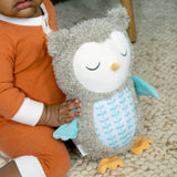 Ingenuity Snuggle Sounds Soothing Plush Toy Nally the Owl, Unisex