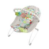 Bright Starts Happy Safari Vibrating Baby Bouncer Seat with Toy Bar