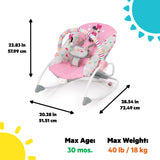 Disney Baby MINNIE MOUSE Forever Besties Infant to Toddler Rocker by Bright Starts