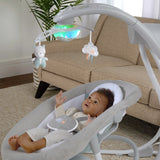 Ingenuity InLighten 2-in-1 Baby Swing & Rocker with Cool Mesh, Pemberton