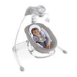 Ingenuity InLighten 2-in-1 Baby Swing & Rocker with Cool Mesh, Pemberton