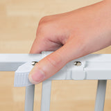 Top of Stairs Simple to Secure Metal Pet and Baby Gate, Openings 29"-42" Wide, 30" Tall