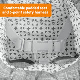 Bright Starts Learn-to-Sit 2-Position Floor Seat - Gray