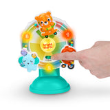 Bright Starts Spinning Sounds Suction Cup Spinner, 45+ Songs, Lights & Sounds, High Chair Toy for 3 Months+
