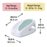 Ingenuity Easy Rinse Baby Bather - Green