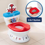 Marvel Spidey and His Amazing Friends 2-in-1 My Travel Potty by Bright Starts, Red and Blue - Spidey