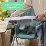 Sun Valley Compact Folding High Chair - Teal