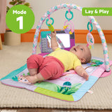 Bright Starts Treetop Bloom Baby Activity Gym & Tummy Time Mat with Toy Bar and 4 Toys