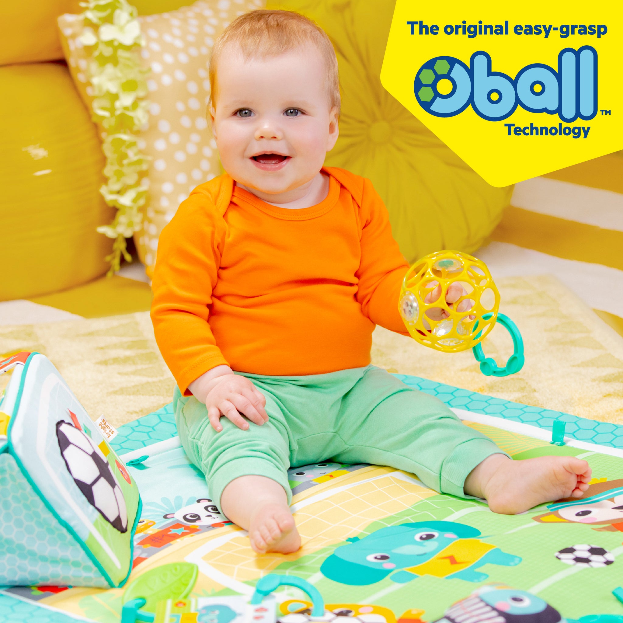 Bright Starts Grip & Kick Oball Activity Gym, Soccer – Kids2, LLC