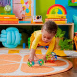 Bright Starts Grasp the Day Easy-Grasp Oball Gift Set, Ball and Rattle Toys, 2-PK, Unisex, 0 Months+