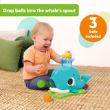 Bright Starts Silly Spout Whale Popper Toy for 6 Months and Up