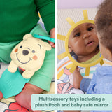 Disney Baby Winnie the Pooh Hundred Acre Adventure Play Gym by Bright Starts, Unisex, Newborn & Up