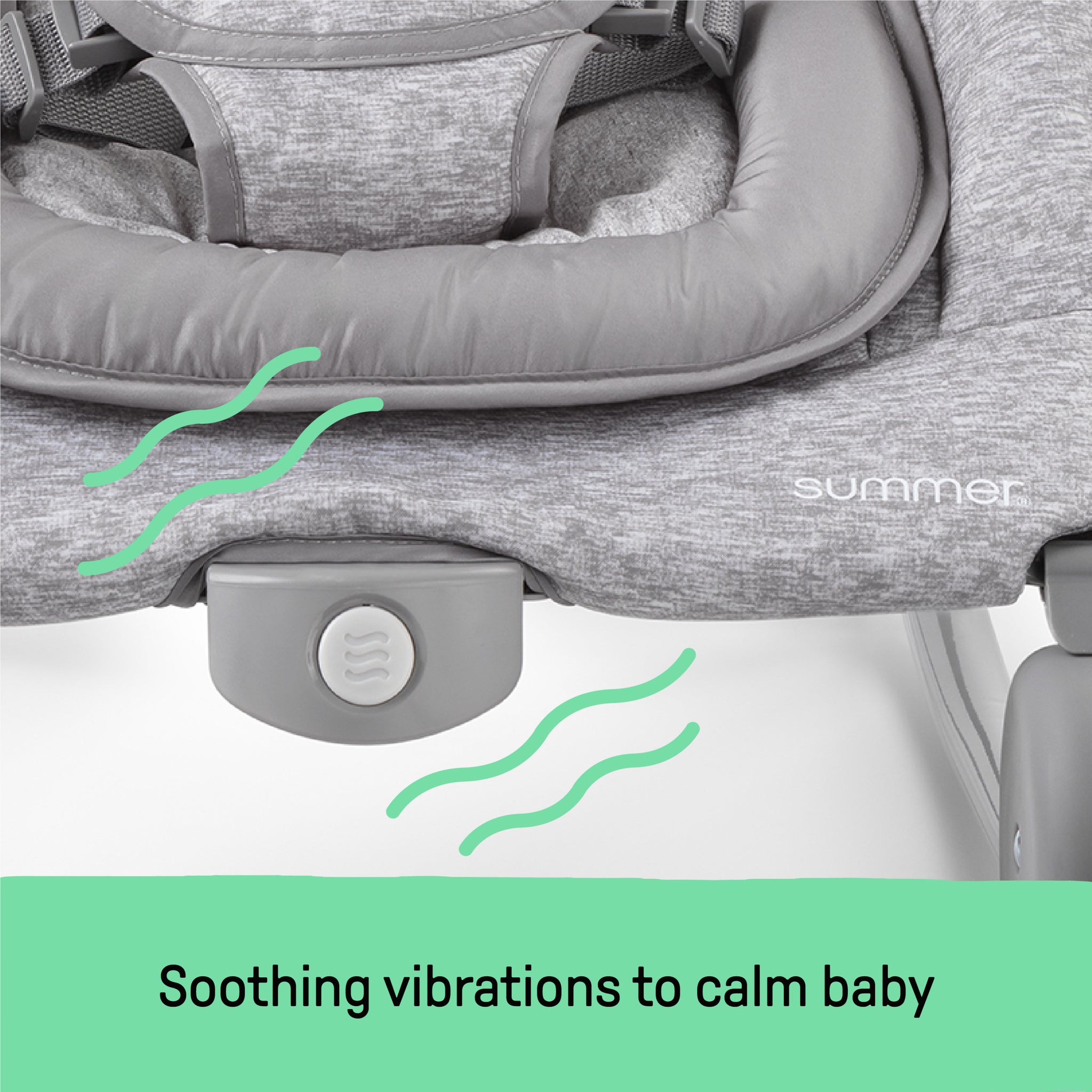 2-in-1 Bouncer Rocker Duo Light Gray Tweed – Kids2, LLC