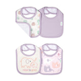 EASY EATER 4-PACK BABY BIB SET - GRAZY & EASY EATER 3-PACK BABY BURP CLOTH SET - GRAZY