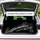 Ingenuity 3Dlite Jewel Convenience Stroller  Lightweight Folding Stroller with Car Seat Compatibility & Extra-Large Canopy - Grey