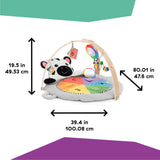 Baby Einstein Zen's Activity Milestones Plush Gym, with Wooden Bar, Infant to Toddler