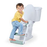 Ingenuity Foldaway Ladder Potty  Adjustable Height Toilet Trainer with Handles, Folds Flat for Compact Storage, Fits Round & Elongated Toilets