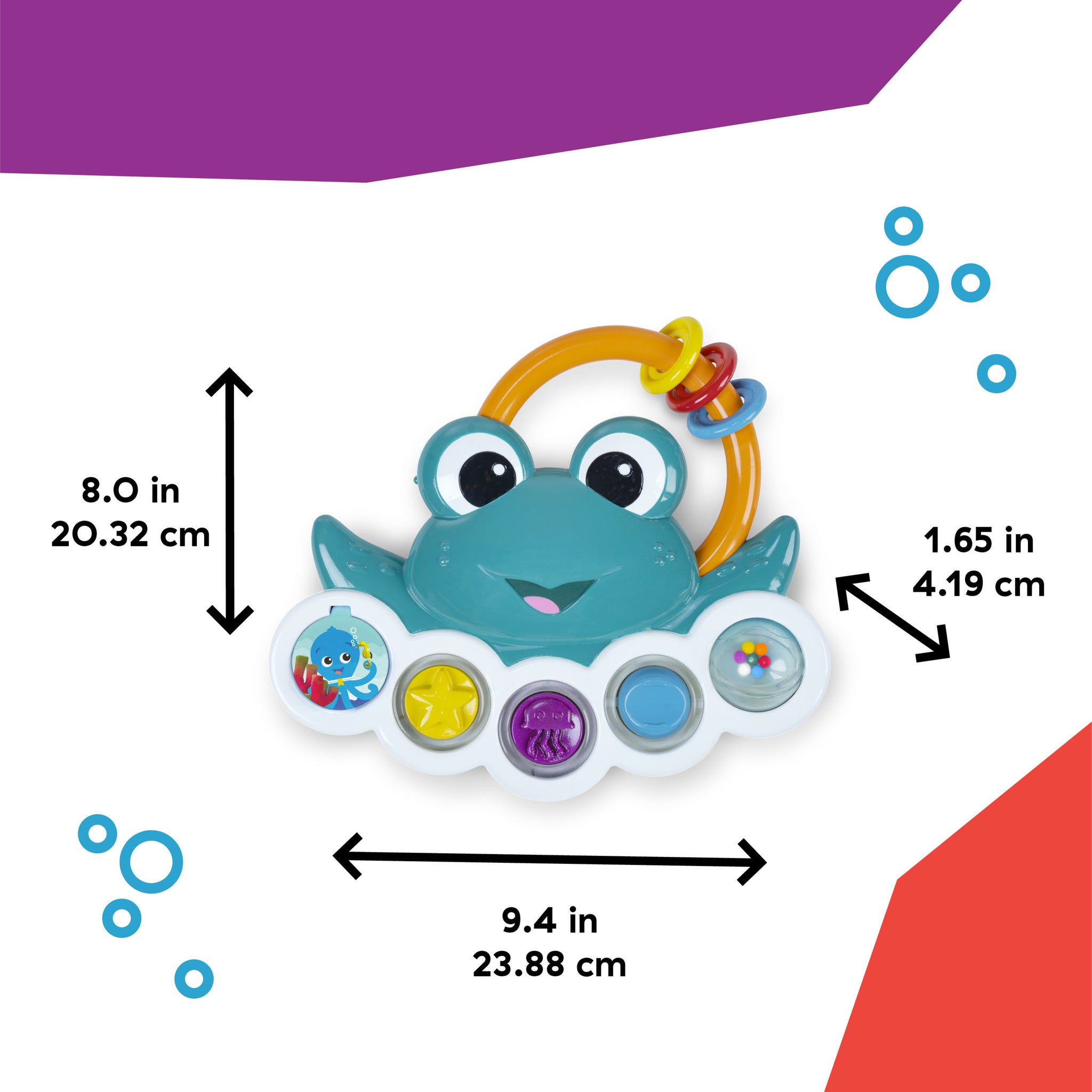Neptune's Busy Bubbles Sensory Activity Toy – Kids2, LLC