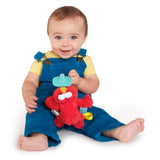 Sesame Street Cozy Coo Soothing BPA-Free Pacifier with Plush Toy, Elmo