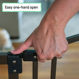 The Thruway 72XW Series Pet and Baby Metal Gate, Openings 44-72 wide, 36" tall - Bronze