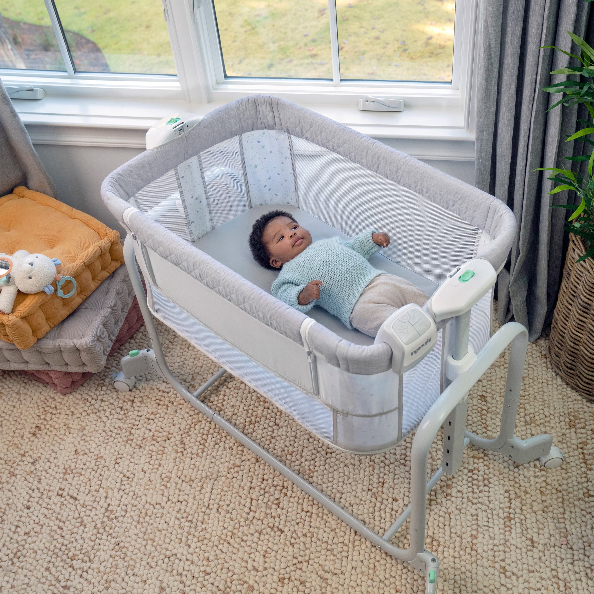 Baby Bed Bassinet That Connects To The Bed Dream Hero 3-in-1 Co