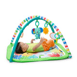 Bright Starts Wild Wiggles Baby Activity Gym & Machine-Washable Play Mat, Green