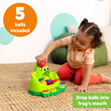 Bright Starts Poppin' Ball Frog Ball Play Toy