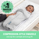 Swaddle Pod, Size SM, 0-3 months, 2pk - I Heart You