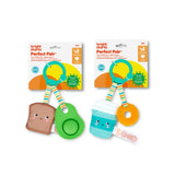 Perfect Pair 2-in-1 Teether Toy  Coffee, Donut, Avocado & Toast